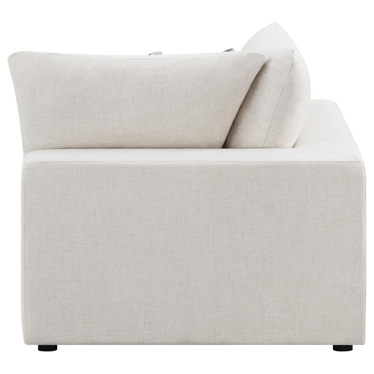 Serene Beige Upholstered Corner by Coaster at Eve Furniture