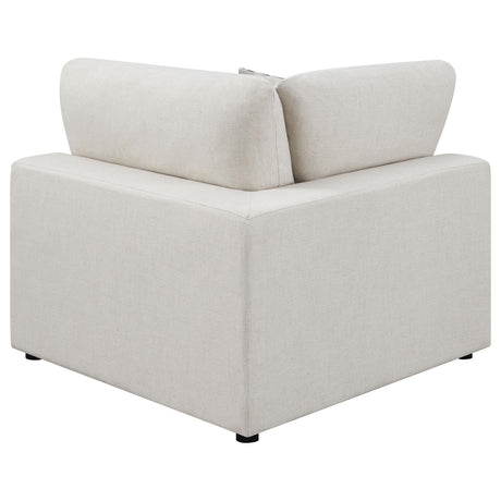 Serene Beige Upholstered Corner by Coaster at Eve Furniture