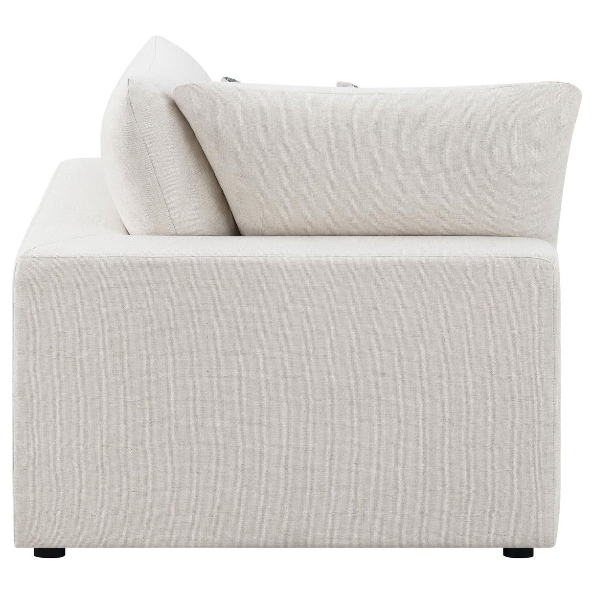 Serene Beige Upholstered Corner by Coaster at Eve Furniture