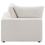Serene Beige Upholstered Corner by Coaster at Eve Furniture