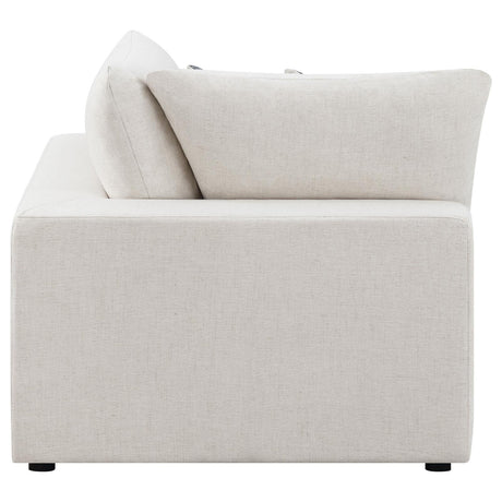 Serene Beige Upholstered Corner by Coaster at Eve Furniture