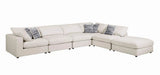 Serene Beige Upholstered Rectangular Ottoman by Coaster at Eve Furniture
