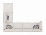 Serene Beige Upholstered Rectangular Ottoman by Coaster at Eve Furniture