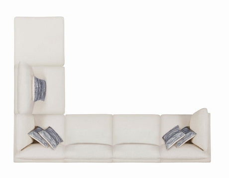 Serene Beige Upholstered Rectangular Ottoman by Coaster at Eve Furniture