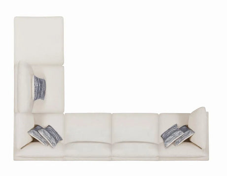 Serene Beige Upholstered Rectangular Ottoman by Coaster at Eve Furniture