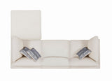 Serene Beige Upholstered Rectangular Ottoman by Coaster at Eve Furniture