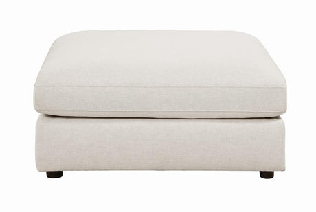 Serene Beige Upholstered Rectangular Ottoman by Coaster at Eve Furniture