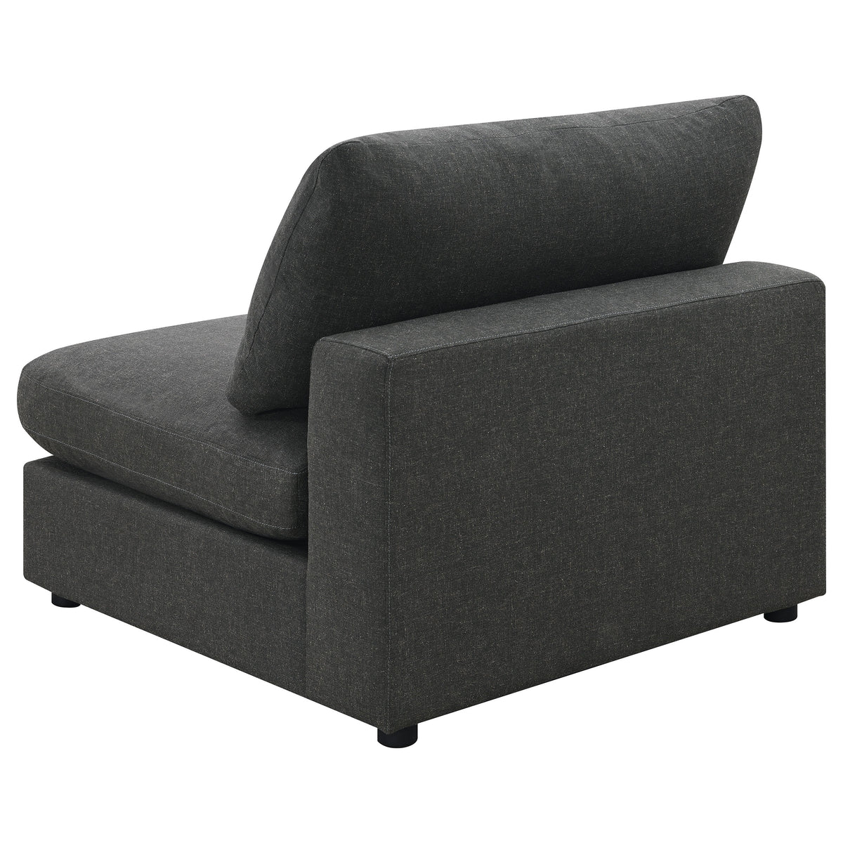 Serene Charcoal 4-Piece Upholstered Modular Sectional Sofa by Coaster at Eve Furniture
