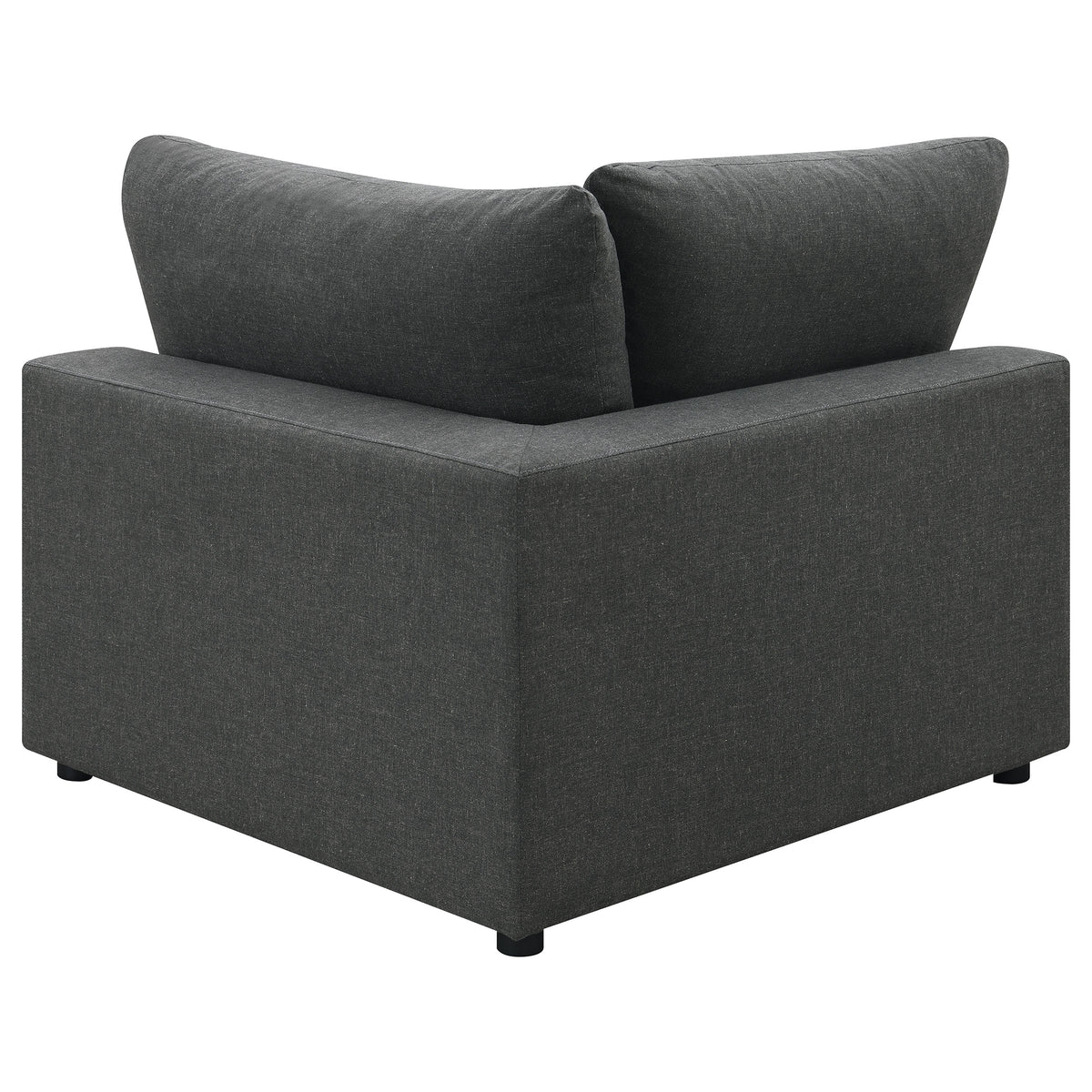Serene Charcoal 4-Piece Upholstered Modular Sectional Sofa by Coaster at Eve Furniture
