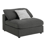 Serene Charcoal 6-Piece Upholstered Modular Sectional by Coaster at Eve Furniture