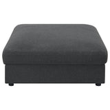 Serene Charcoal 6-Piece Upholstered Modular Sectional Sofa by Coaster at Eve Furniture