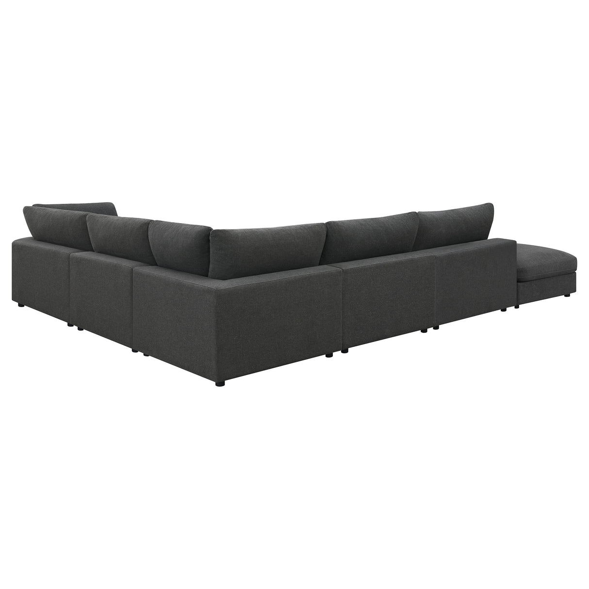 Serene Charcoal 6-Piece Upholstered Modular Sectional Sofa by Coaster at Eve Furniture