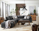 Serene Charcoal 6-Piece Upholstered Modular Sectional Sofa by Coaster at Eve Furniture