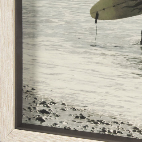 Serene Surf by Urban Octopus a Framed Photo Art Print Matted under Glass by Mercana at Eve Furniture