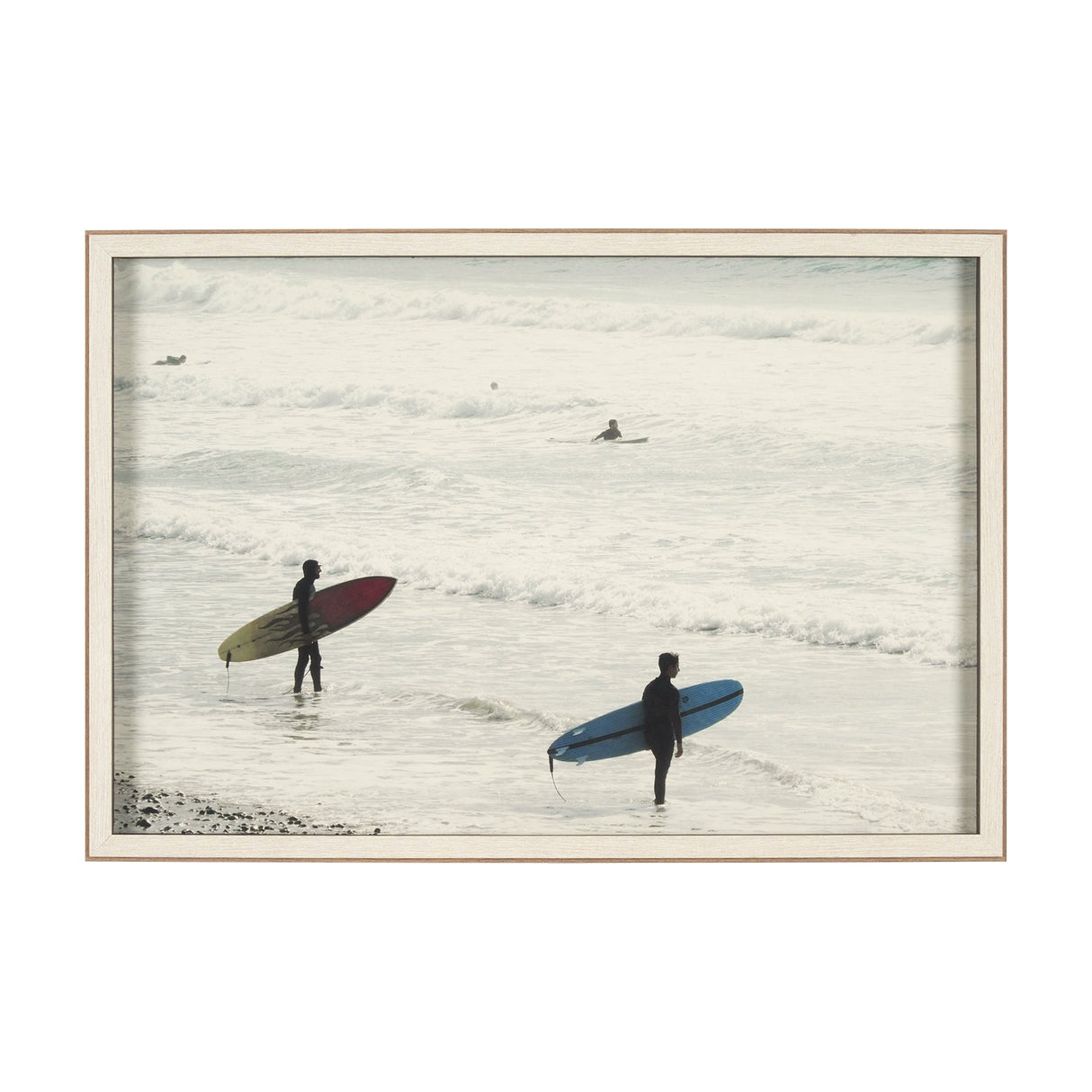 Serene Surf by Urban Octopus a Framed Photo Art Print Matted under Glass by Mercana at Eve Furniture