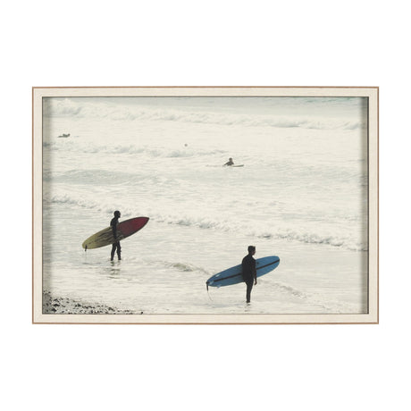 Serene Surf by Urban Octopus a Framed Photo Art Print Matted under Glass by Mercana at Eve Furniture