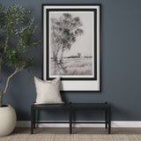 Serene View by Mercana Studio a Hand Embellished Textured Framed Art Print Matted under Glass by Mercana at Eve Furniture