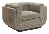 Sereneu Green Tweed Accent Chair by Zuomod at Eve Furniture