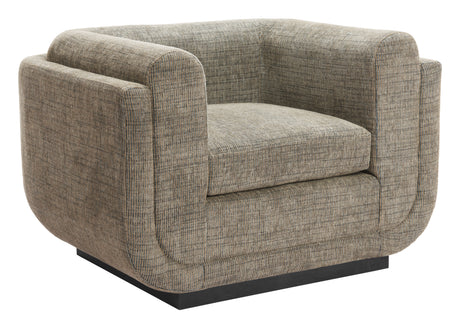 Sereneu Green Tweed Accent Chair by Zuomod at Eve Furniture