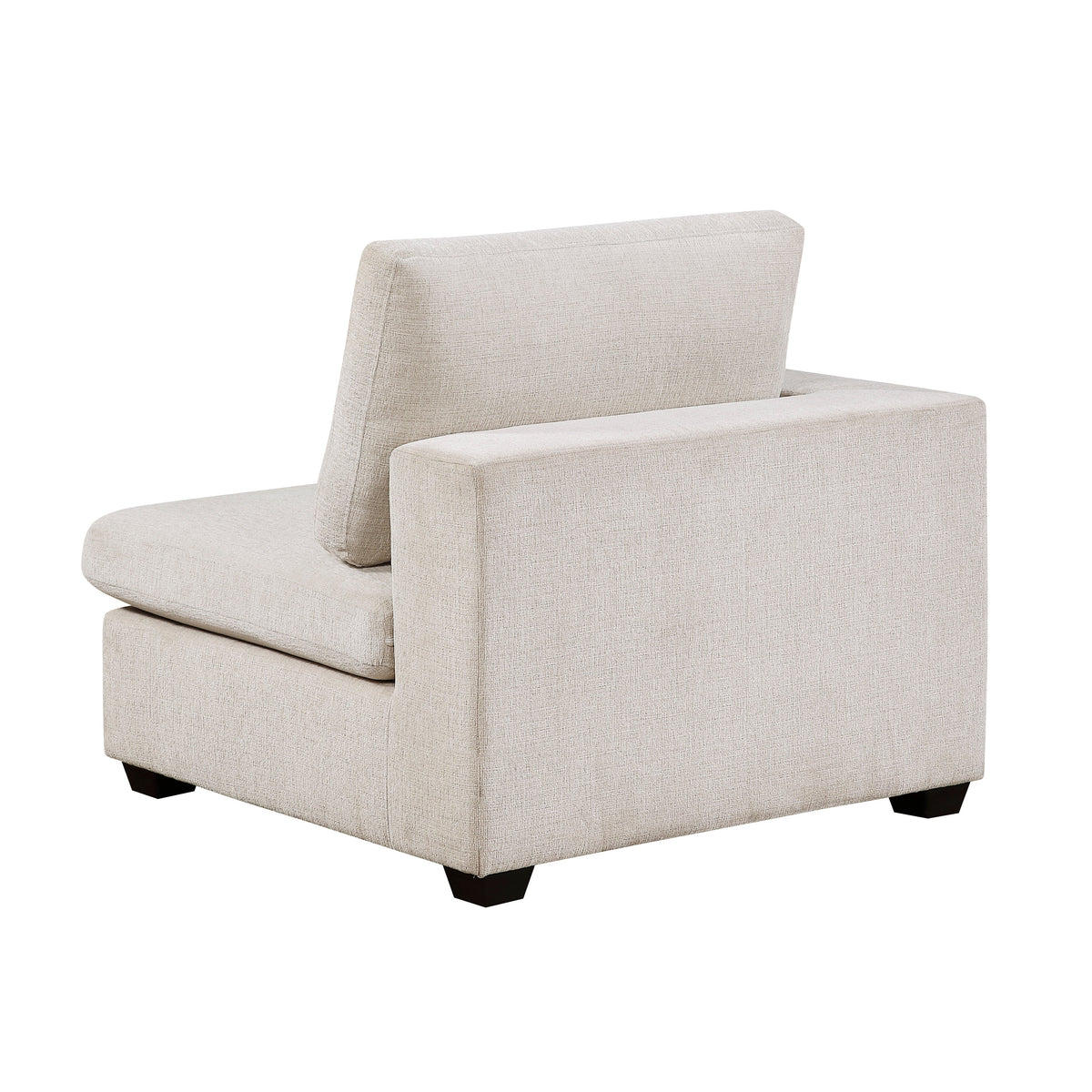 Serenity Beige 4-Piece Modular Sectional with Ottoman by Homelegance at Eve Furniture