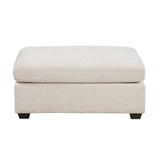 Serenity Beige 4-Piece Modular Sectional with Ottoman by Homelegance at Eve Furniture