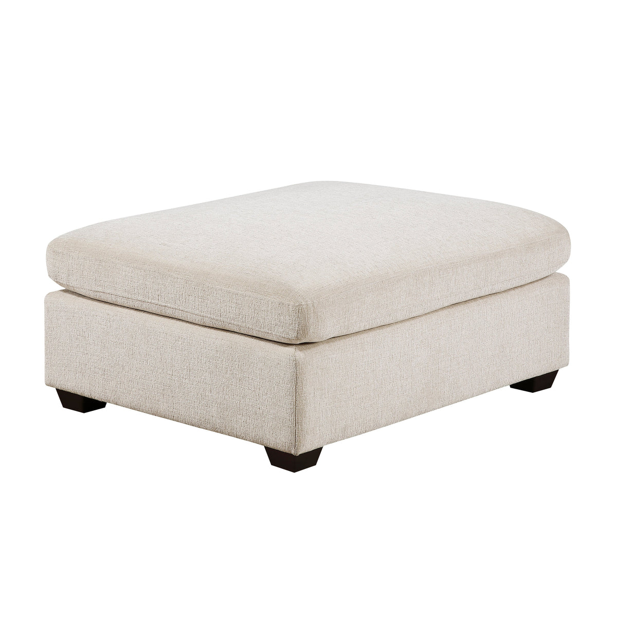 Serenity Beige 4-Piece Modular Sectional with Ottoman by Homelegance at Eve Furniture
