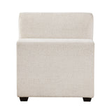 Serenity Beige 4-Piece Modular Sectional with Ottoman by Homelegance at Eve Furniture
