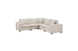 Serenity Beige 5-Piece Modular Sectional by Homelegance at Eve Furniture