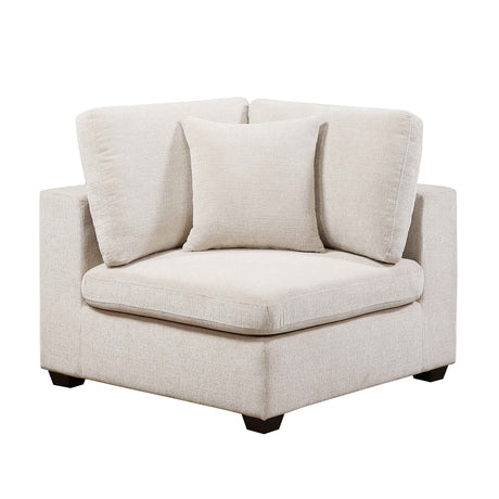 Serenity Beige 5-Piece Modular Sectional by Homelegance at Eve Furniture