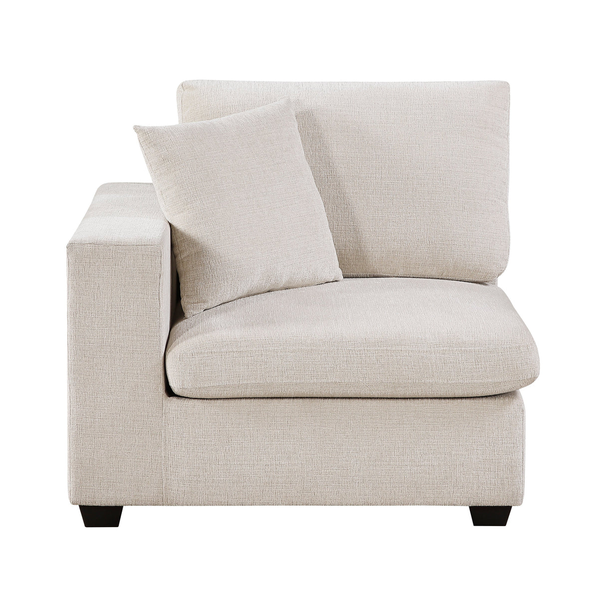Serenity Beige 5-Piece Modular Sectional with Ottoman by Homelegance at Eve Furniture