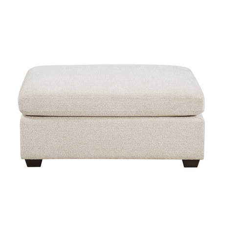 Serenity Beige 5-Piece Modular Sectional with Two Ottomans by Homelegance at Eve Furniture