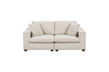 Serenity Beige Loveseat by Homelegance at Eve Furniture