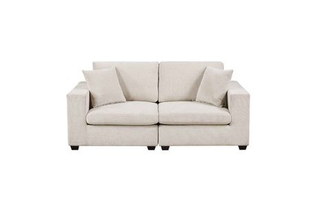 Serenity Beige Loveseat by Homelegance at Eve Furniture