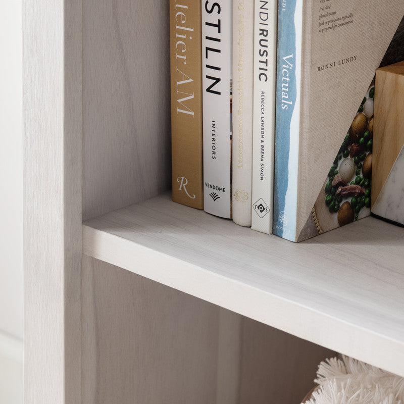 Serenity White/Tan Etagere by Crestview at Eve Furniture