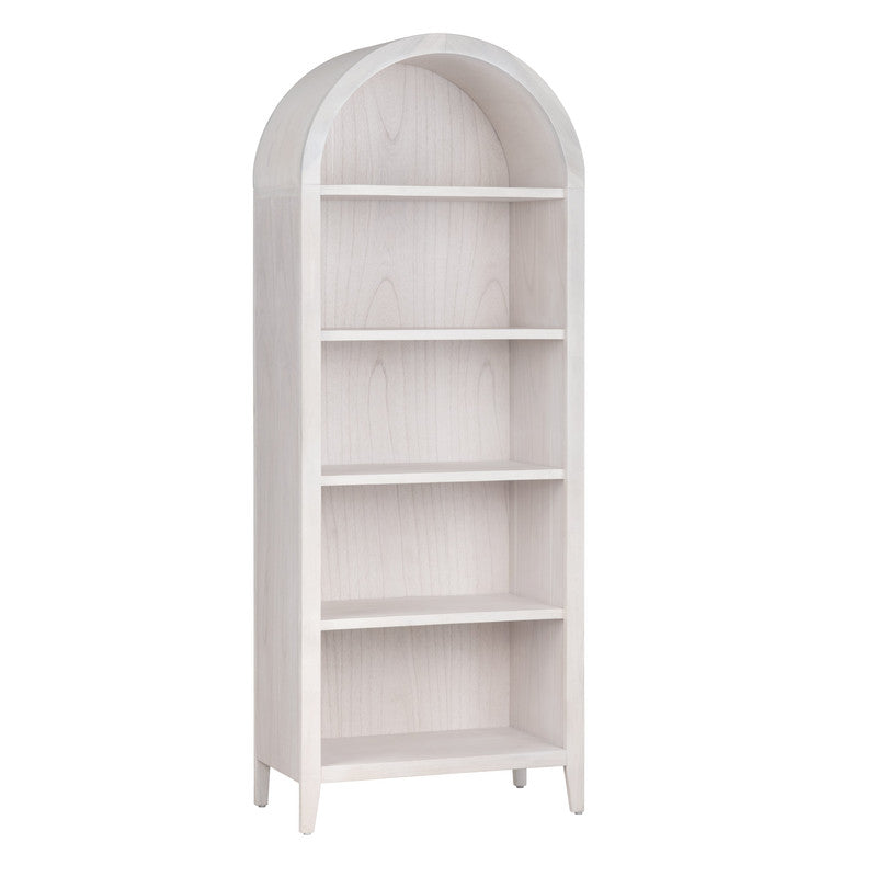 Serenity White/Tan Etagere by Crestview at Eve Furniture