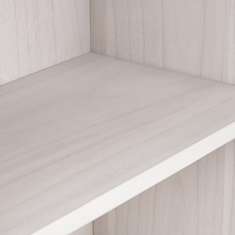 Serenity White/Tan Etagere by Crestview at Eve Furniture