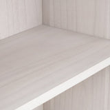 Serenity White/Tan Etagere by Crestview at Eve Furniture