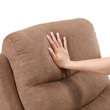 Sereno Brown Power Lift Chair with Massage, Heat, Charging Ports and Cup-holders by Homelegance at Eve Furniture