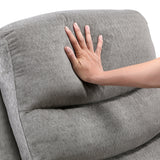 Sereno Gray Power Lift Chair with Massage, Heat, Charging Ports and Cup-holders by Homelegance at Eve Furniture