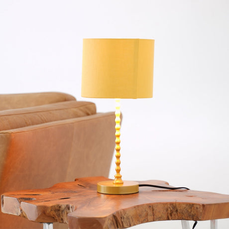 Sereno Table Lamp Ochre and Gold by Ashcroft Furniture at Eve Furniture