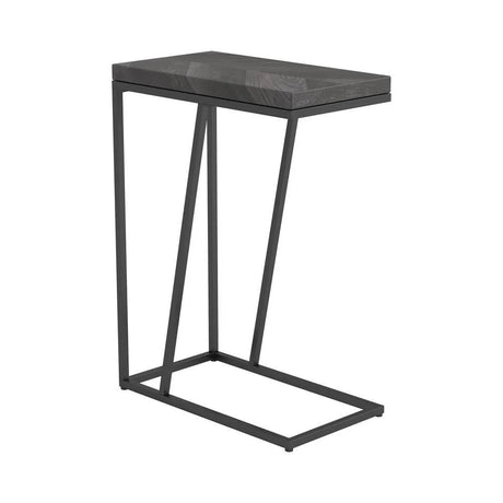 Sergio Rustic Gray Chevron Rectangular Accent Table by Coaster at Eve Furniture