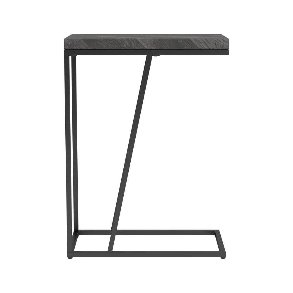 Sergio Rustic Gray Chevron Rectangular Accent Table by Coaster at Eve Furniture