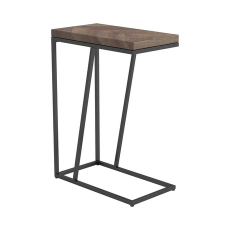 Sergio Tobacco Chevron Rectangular Accent Table by Coaster at Eve Furniture