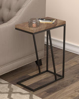 Sergio Tobacco Chevron Rectangular Accent Table by Coaster at Eve Furniture