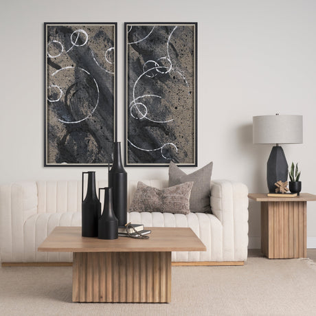 Serkel I by Mercana Studio a Hand Embellished Textured Framed Art Print by Mercana at Eve Furniture