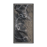 Serkel II by Mercana Studio a Hand Embellished Textured Framed Art Print by Mercana at Eve Furniture
