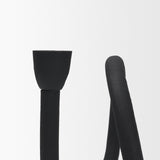 Serpens Black Metal Large Candleholder by Mercana at Eve Furniture