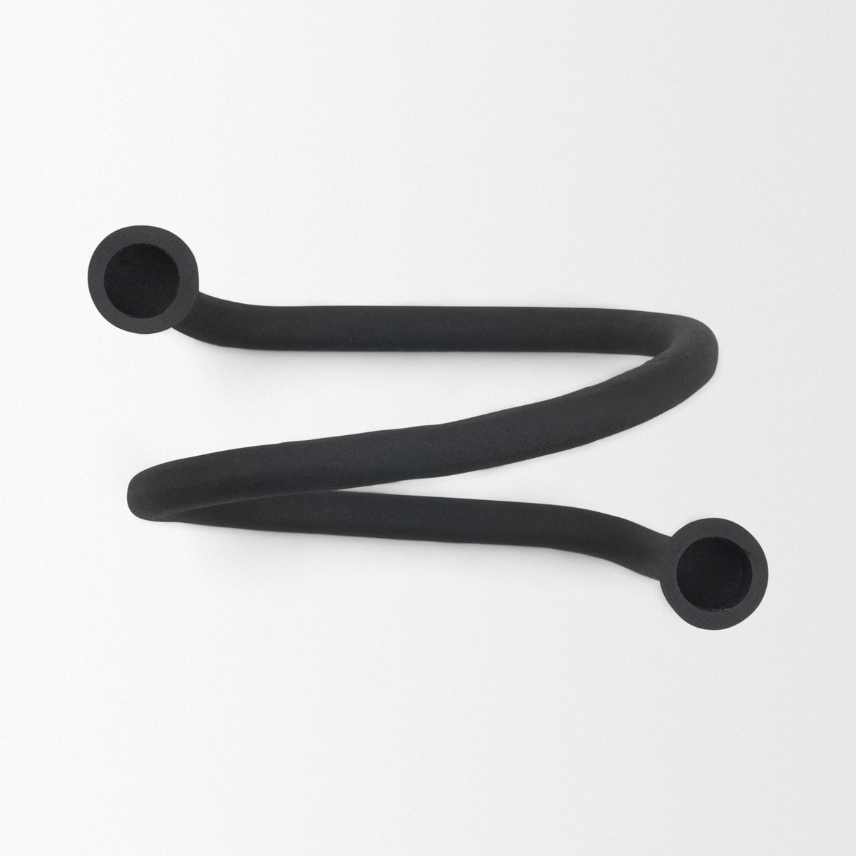 Serpens Black Metal Large Candleholder by Mercana at Eve Furniture