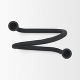 Serpens Black Metal Large Candleholder by Mercana at Eve Furniture