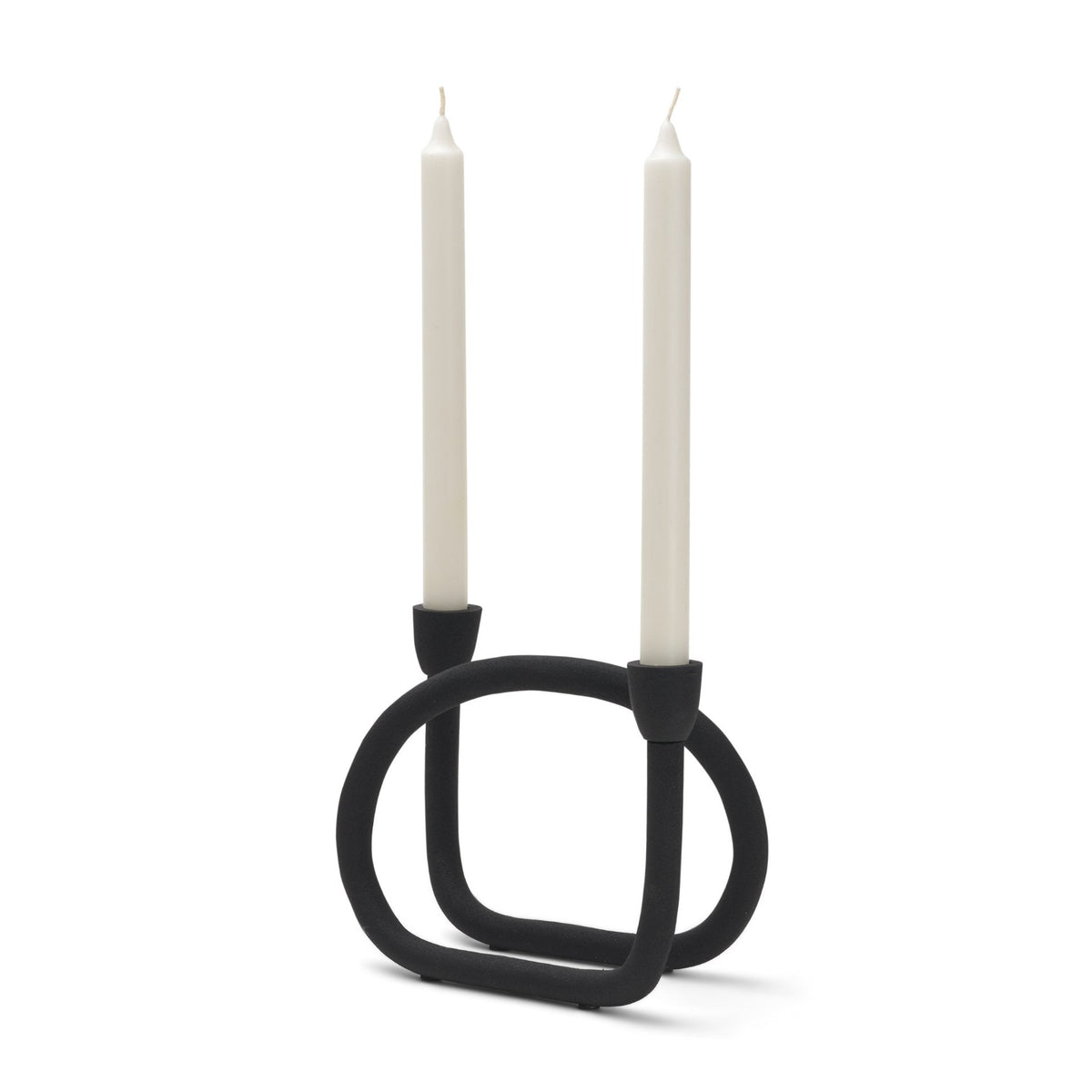 Serpens Black Metal Large Candleholder by Mercana at Eve Furniture